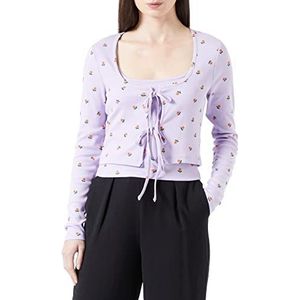 ONLY & SONS Dames Onlfenja L/S Aop Top Set Cs Jrs, Paars Rose/Aop: kleine bloemenjrs, XL