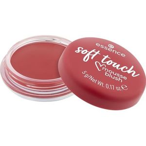 Essence Cosmetics soft touch mousse blush, direct resultaat, natuurlijk, mat (5g)