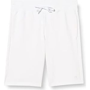 Champion Rochester 1919 Logo bermuda shorts, wit, S voor heren, Wit, S