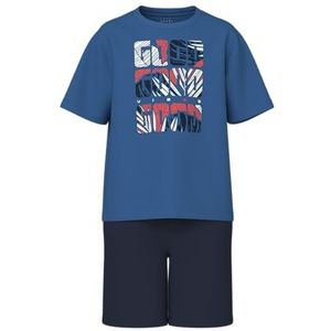 NAME IT Jongens Nkmvigor Ss Nreg Top Set, navy blazer, 140