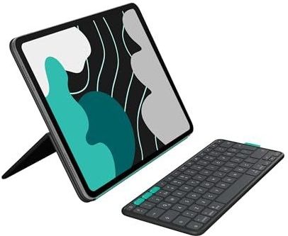 Logitech - Flip Folio - Tablettoetsenbord - Graphite - Voor iPad Pro 13-inch en iPad Air 13-inch