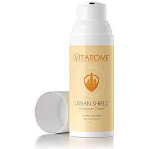 Vitarome Urban Shield beschermende crème tegen zon en milieugiften met papaja ruikextract, hyaluronzuur en resveratrol, zonder parabenen, 50 ml