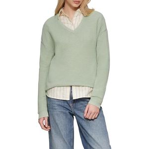 Trui - Effen - Knitwear - V-hals - Lange Mouw - Normale Pasvorm