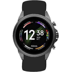 Giaogor Armband compatibel met Fossil Gen 6 heren smartwatch, sportieve siliconen classic vervangende horlogeband voor Fossil Gen 6 44 mm smartwatch