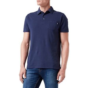Pioneer Piqué-poloshirt voor heren, Navy Washed., S