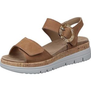 Comfortabel 710207-02 damessandalen, 36 EU, breed, bruin, 36 EU Breed
