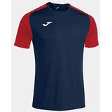 Joma Academy IV Shirt Korte Mouw Kinderen - Marine Rood