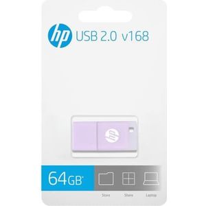HP v168 64GB USB 2.0 Lilac Breeze Flash Drive