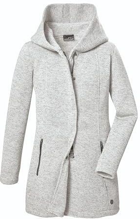Gebreide Fleece Parka - Dames - Gemengde Look - Met Grote Capuchon