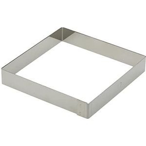 De Buyer frame, roestvrij staal, zilver, 13,2 x 12,6 x 3,2 cm