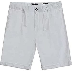 Gianni Lupo Rio Casual shorts voor heren, Wit, 36-48