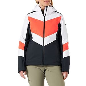 4F Dames SKI Jacket KUDN011 Jeans Red Neon S voor dames, Red Neon, S