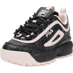 FILA Unisex Disruptor F Kids Sneaker, black mauve chalk, 30 EU