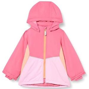 NAME IT Nmfmaxi Jacket Block Jacket voor meisjes, Roze Flambé, 104 cm