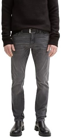 Tom Tailor - 1046964 Josh Regular Slim Jeans - Stone Grey Denim - Heren