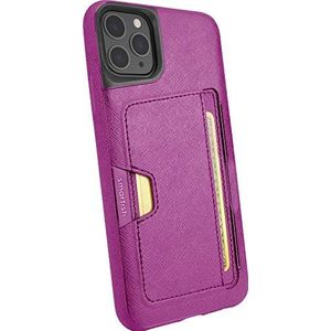 Smartish Case voor iPhone 11 Pro Max - Wallet Slayer Vol. 2 [slanke beschermende standaard] Creditcardhouder (zijde) - Purple Reign