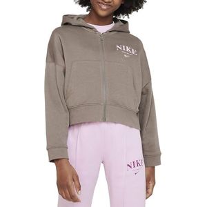 Nike G NSW Trend FLC FZ Hoodie - XS, beige, 146