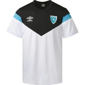 Umbro Men's Soccer Guatemala Training Jersey - 2023 Guatemala Men's Short Sleeve Training Top, 100% Polyester (as1, Alpha, m, Regular, Regular)