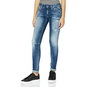 Replay Dames New Luz Jeans, 009, medium blue., 25W x 32L