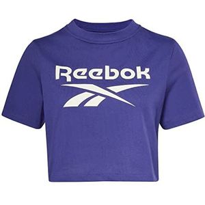 Reebok Dames RI BL Crop Tee T-shirts, vet paars, M