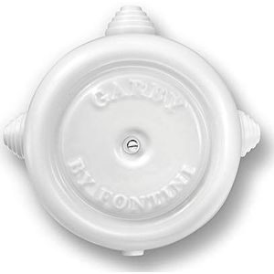 Fontini Garby aansluitdoos van porselein, P/buis/kabel, diameter 116 mm
