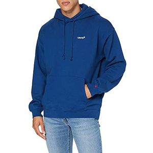 Levi's Red Tab Sweats Sweatshirt Hoodie Mannen, Navy Peony, XXS