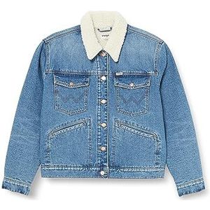 Wrangler - Heritage - Spijkerjas - Blauw - Regular Fit - Sherpa Voering