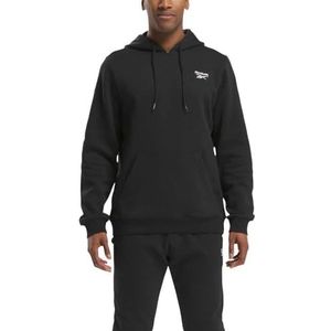 Reebok IDENTITY SMALL LOGO FLEECE HOODIE Zwart, Zwart, M