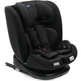 Chicco Mokita I-size met Isofix-systeem voor kinderen met een hoogte van 76 tot 150 cm kan vanaf 15 maanden worden gebruikt inclusief verloopstuk Zwart