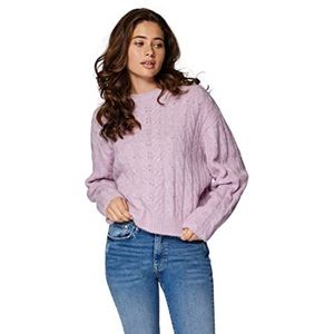 Mavi Dames Crew Neck Sweater Trui, Fair Orchidee, X-Klein, Fair Orchidee., XS