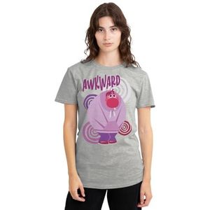 Inside Out 2 Embarrassment dames T-shirt, atletisch heide, klein, Atletische Heather, S