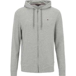 Tommy Hilfiger Fz Hoodie L/S Sweatshirt Heren, Grijs (lichtgrijs Heather), S