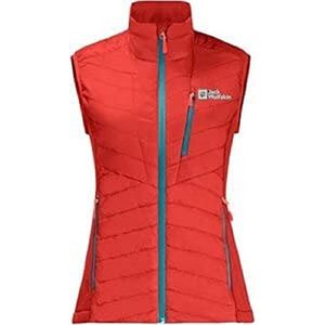 Jack Wolfskin Routeburn Pro Vest voor dames, Tango Oranje, XL