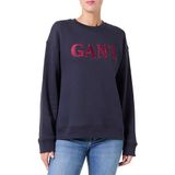 GANT - Sweatshirt - Indigo - Lange Mouw - Ronde Hals