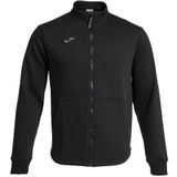 Joma - Sweatshirt - Grijs - Fleece - Ritssluiting - Geribbelde Manchetten