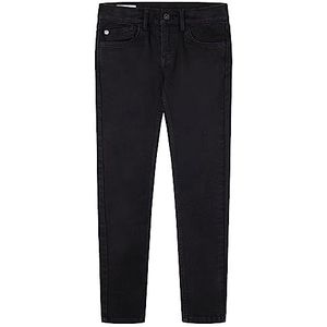 Pepe Jeans Teo Jeans voor jongens, Zwart (Denim-xr4), 18 Jaren