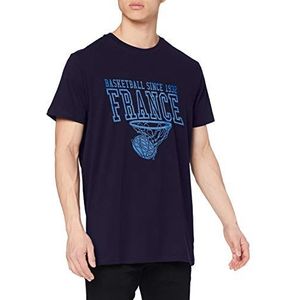 France Basketball T-shirt voor fans, blauw, Frankrijk, Since 1932, volwassenen, 3XL