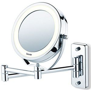Beurer BS 59 Verlichte Make-Upspiegel, Chroom, 41.5 x 18 x 28 cm