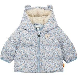 Steiff Jas EU maat 56 kasjmier blue, outdoor jas, winterjas voor kinderen, warm en comfortabel, wasmachinebestendig, Cashmere Blue, 56
