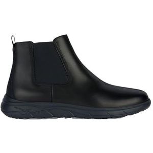 Geox - U Portello - Enkellaars - Zwart - Synthetisch