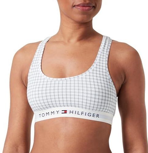 Tommy Hilfiger - Ctb Grid Check - Bralette - Wit