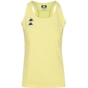 Kappa Kombat Padel Fras Comfortabele en stijlvolle sportkleding, Kleur Geel Licht Zwavel en Groen Fluo, Maat XL