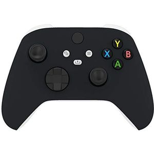eXtremeRate Voorste Cover voor Xbox Series X S Controller,Vervanging Custom Shell Case Faceplate voor Xbox Series X S Controller Model 1914(Zonder Controller)-Zwart