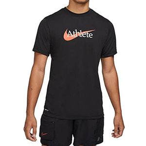 Nike Heren M Nk Db Tee Sw Athlete T-shirt, zwart/team oranje, XL