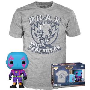 Funko Pop!&Tee: Guardians of The Galaxy - Drax - Extra Large - (XL) - Hot Christmas - T-shirt - Kleding met vinylfiguur om te verzamelen - cadeau-idee voor volwassenen en mannen