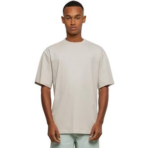 Urban Classics Heren T-shirt Tall Tee, oversized T-shirt voor mannen, katoen, geribbelde ronde hals, verkrijgbaar in vele kleurvarianten, maten S-6XL, cloud, S