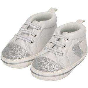 Sterntaler Babyschoentje voor meisjes, hartje, lichtgrijs, 16 EU