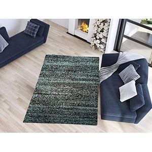 ECCOX Matris Trendy Jasp tapijt voor woonkamer of slaapkamer, turquoise, 67 x 125 cm