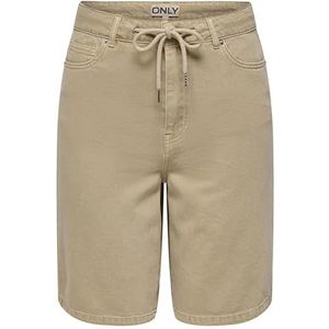 ONLY Dames Onlsilla Mw String Bermuda Shorts PNT, savannah tan, M