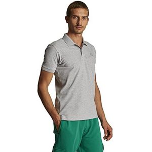 La Martina - Men's slim-fit Polo Shirt, Light Heather Grey, Man, S